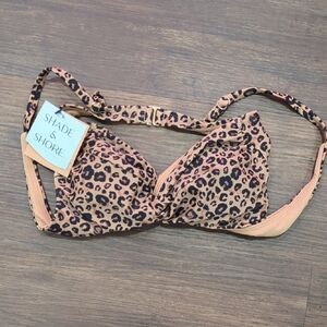 (NEW) Shade & Shore Leopard Print Bra